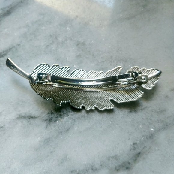 Free People Hair Clip – Silver Barrette - Picture 3 of 4